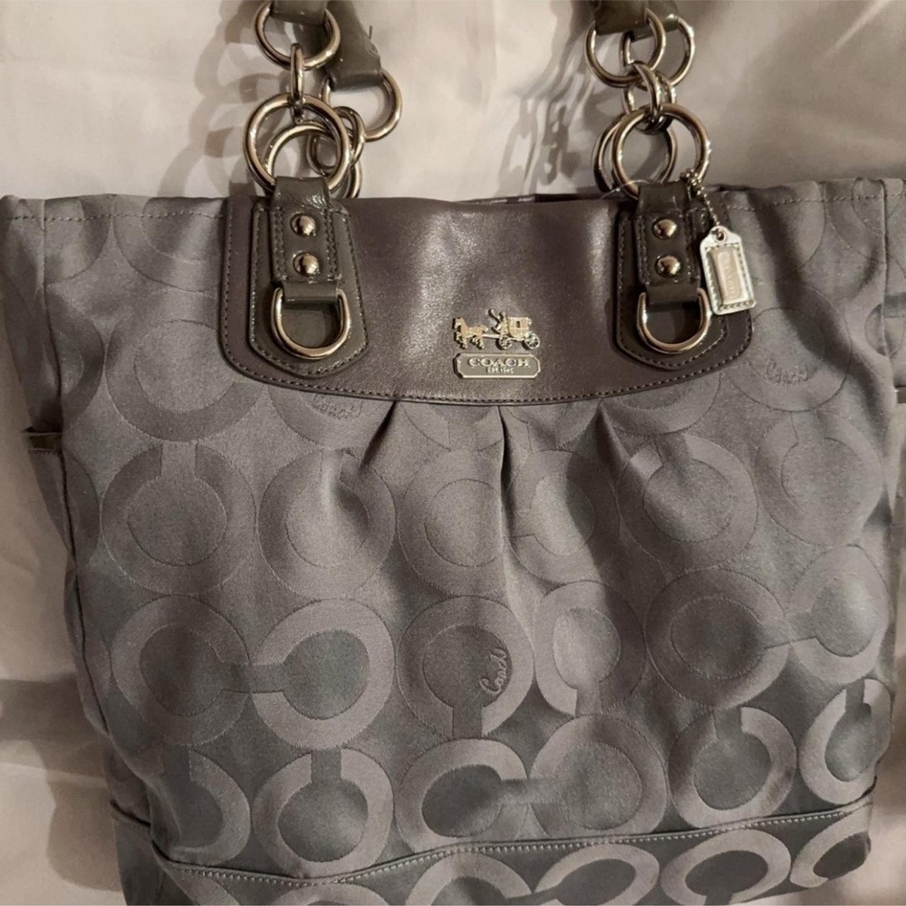 Coach Gray Tote Bag